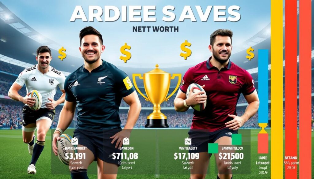 Ardie Savea net worth comparison