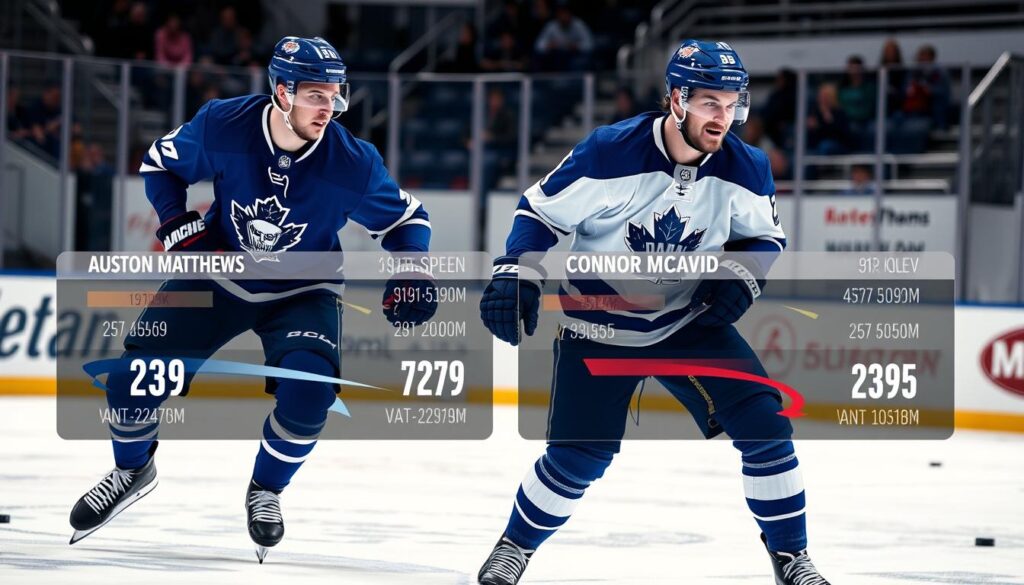 Auston Matthews and Connor McDavid training together