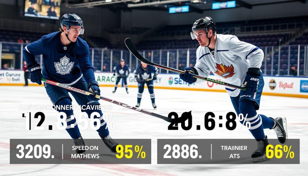 Auston Matthews and Connor McDavid training together