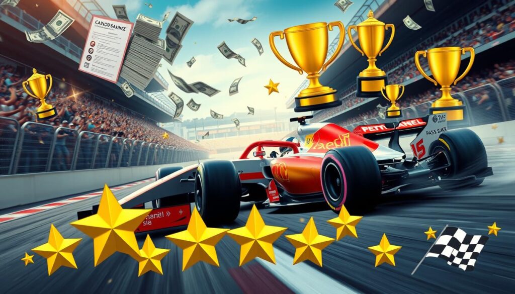 Carlos Sainz salary, endorsements, performance bonuses