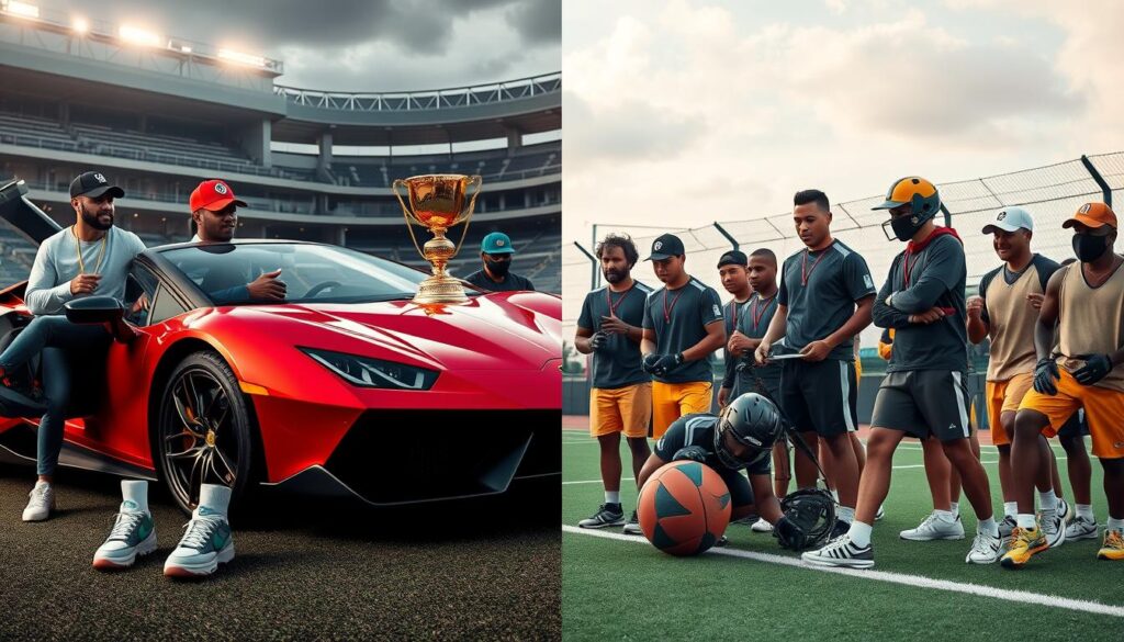 Comparing billionaire athletes and millionaire athletes
