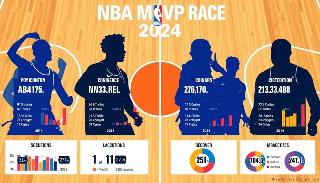 Current front runners in the NBA MVP race