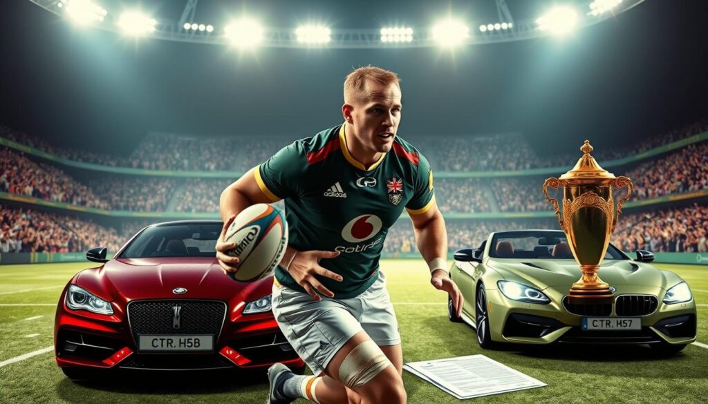 Damian de Allende rugby salary and contracts