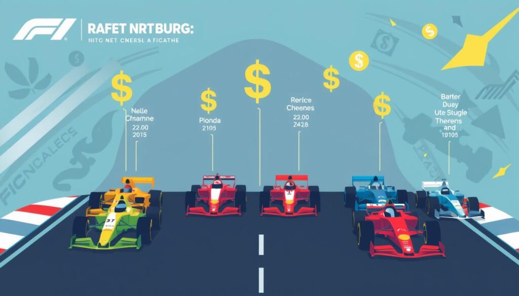 F1 driver net worth comparison