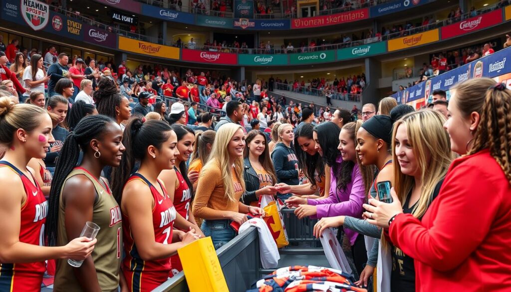 Fan engagement strategies in women's professional sports leagues