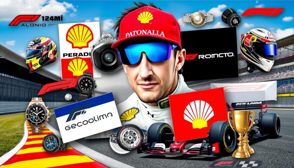 Fernando Alonso endorsements