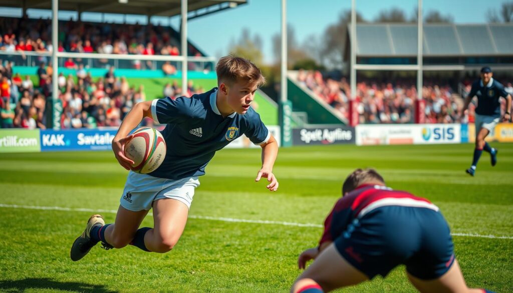 Finn Russell early rugby career