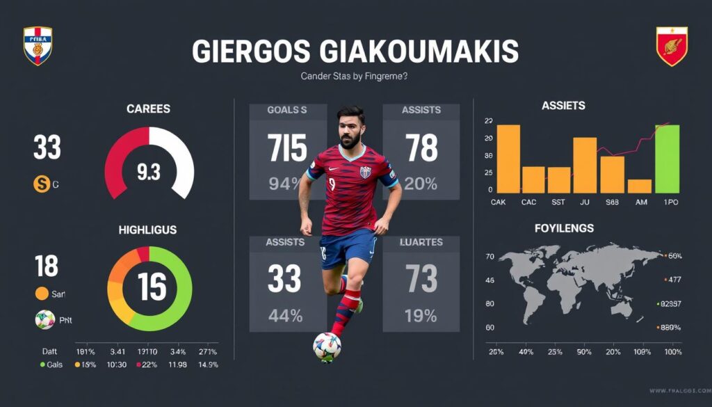 Giorgos Giakoumakis stats overview