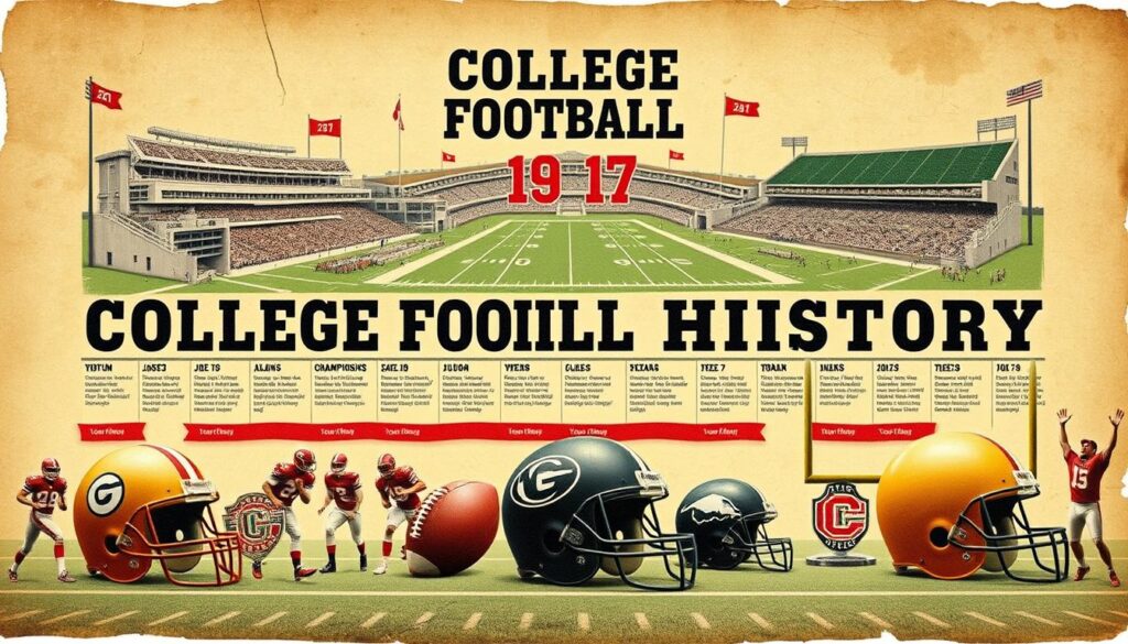 Historical college football context graphic