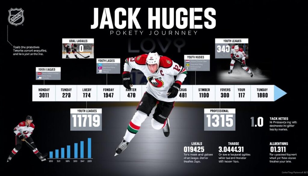 Jack Hughes journey as a hockey prodigy