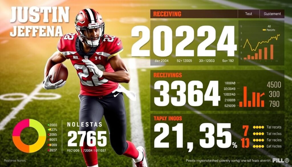 Justin Jefferson receiving records 2024