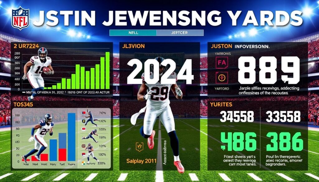 Justin Jefferson receiving records 2024