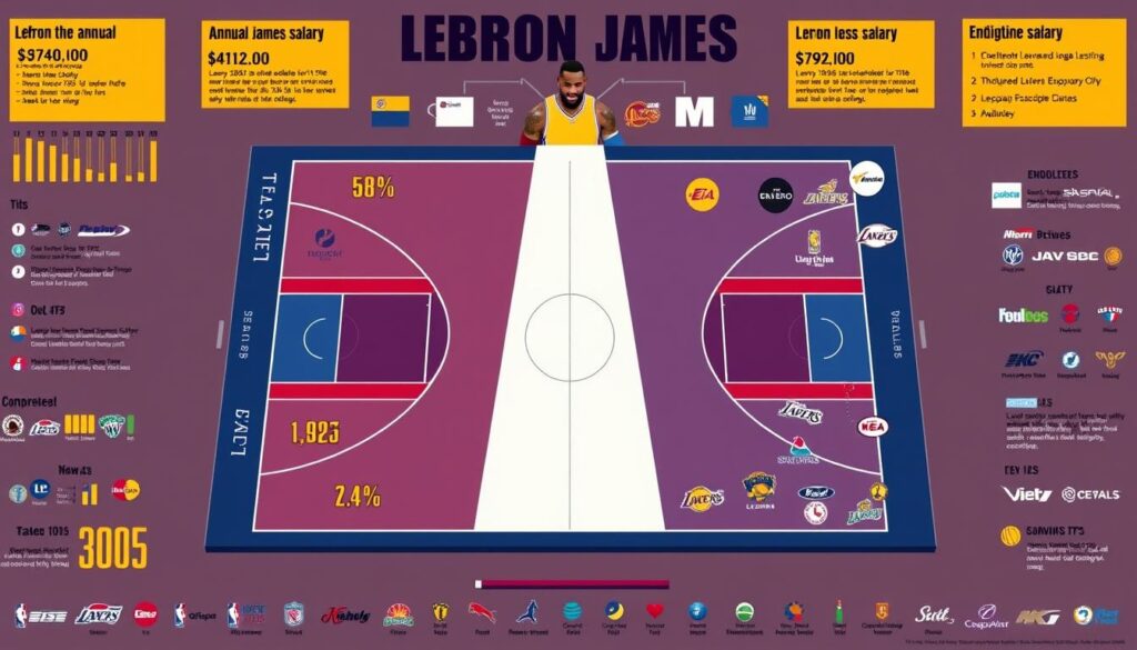 LeBron James salary and endorsements analysis
