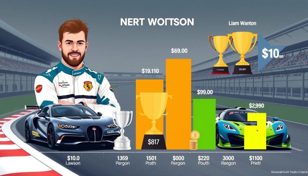 Liam Lawson net worth comparison