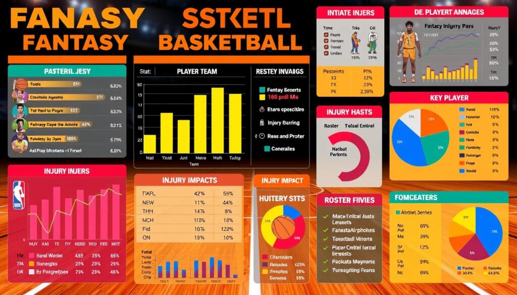 Managing fantasy basketball strategies for injuries