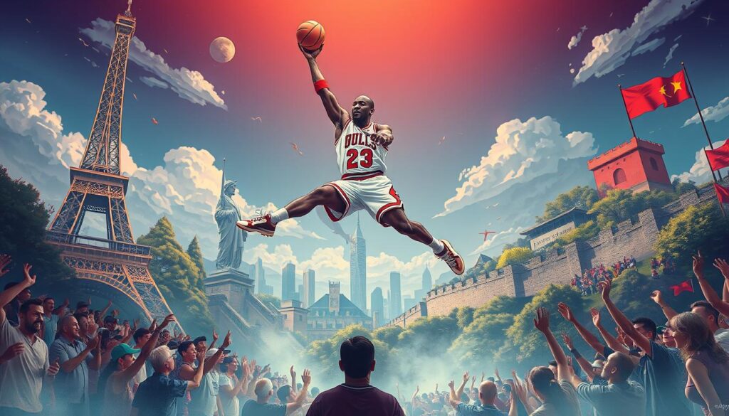 Michael Jordan global icon