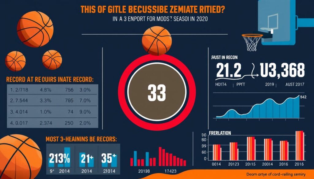 Most 3-pointers made in a season