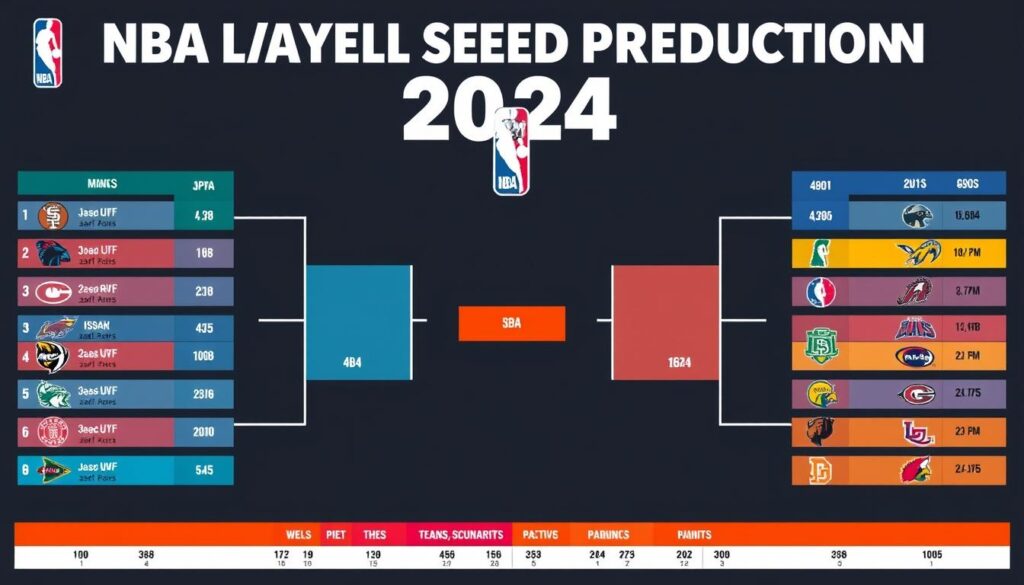 NBA playoff seeding predictions 2024