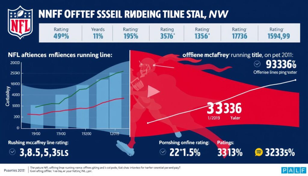 NFL offensive line play impact on rushing title
