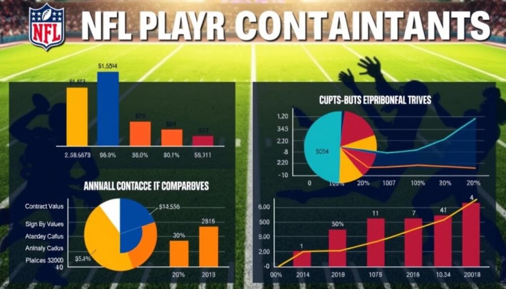 NFL player contracts comparison