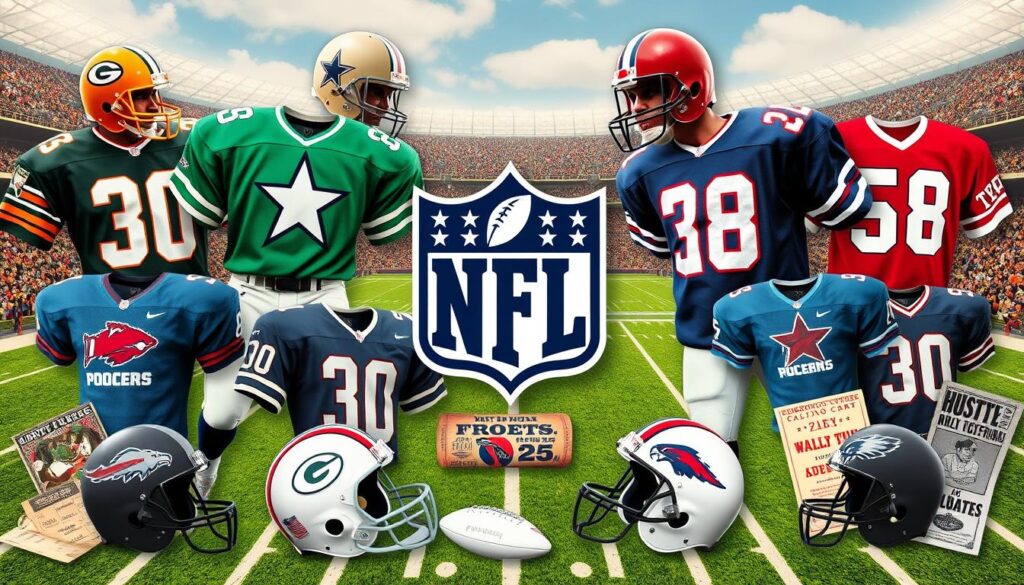 NFL throwbacks and history