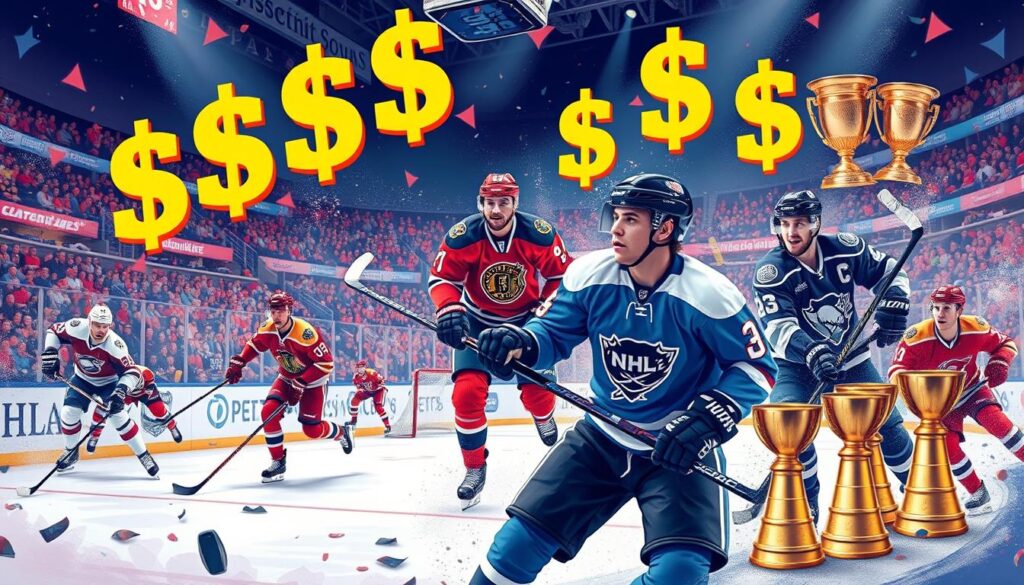 NHL player salaries ranking