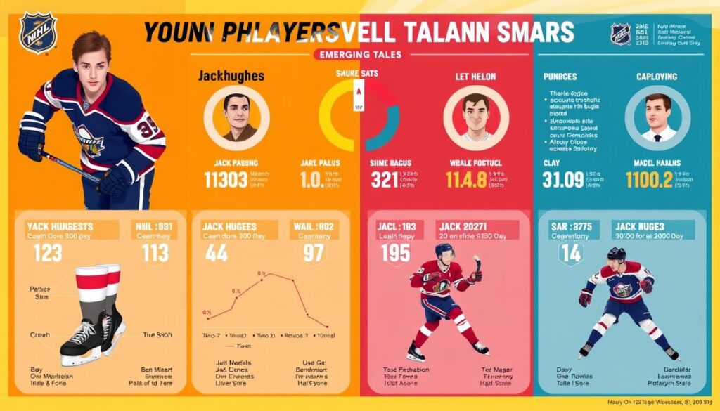 NHL young players talent comparison