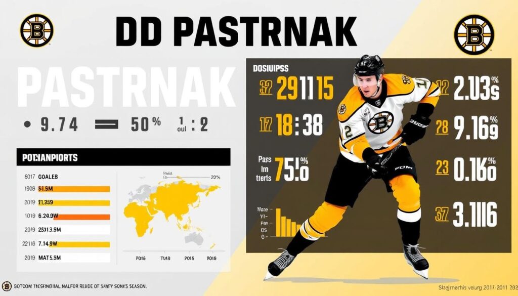 Pastrnak's position in the Boston Bruins lineup