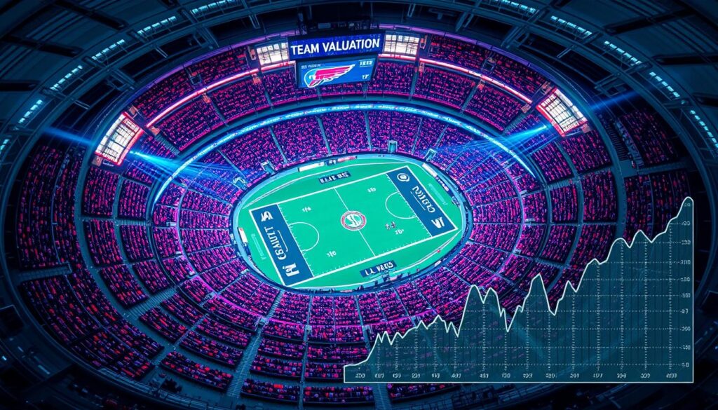 Professional sports team valuation metrics