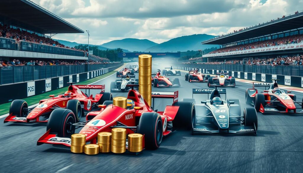 Racing career earnings spotlighting top drivers