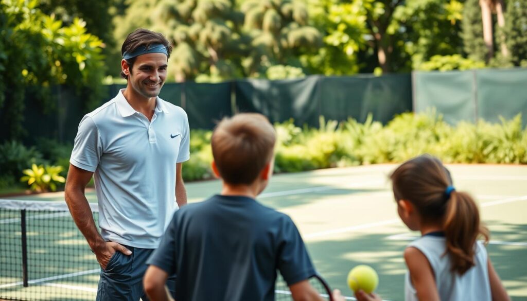 Roger Federer tennis mentorship