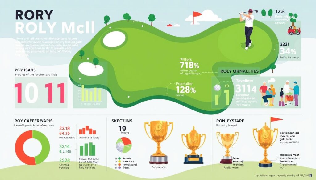 Rory McIlroy news graphical representation