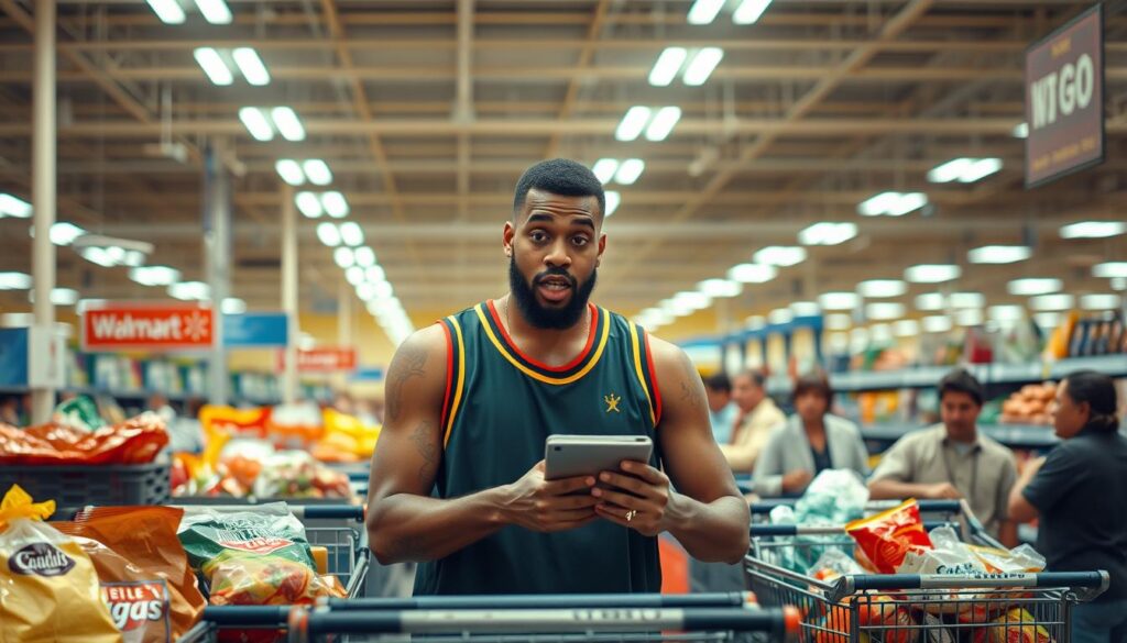 Shaquille O'Neal shopping incident
