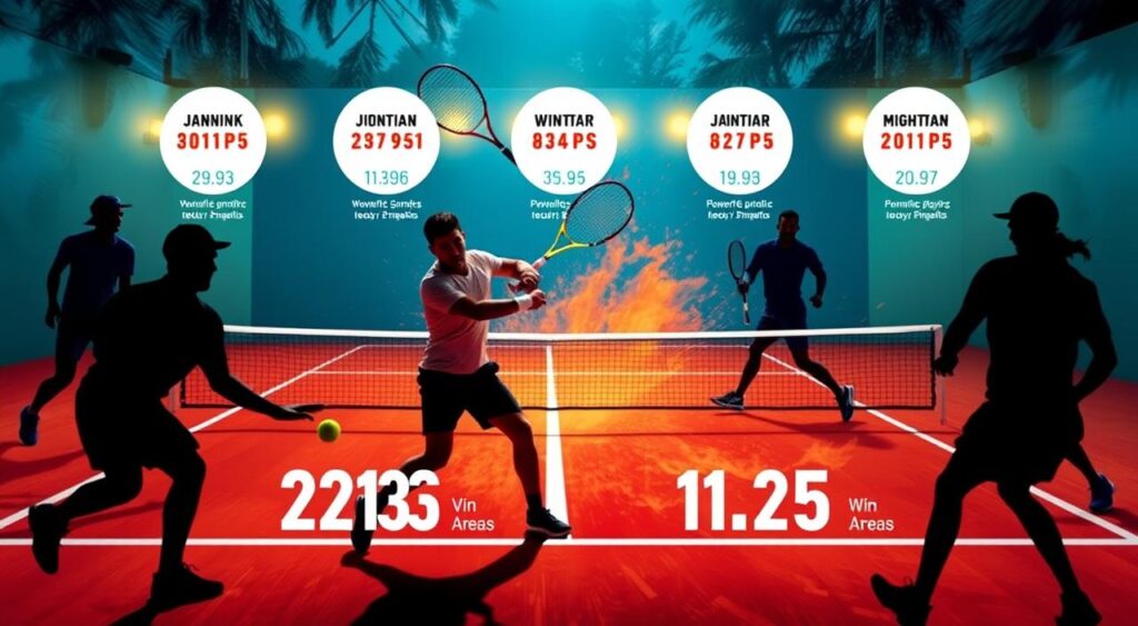 Sinner vs ATP players