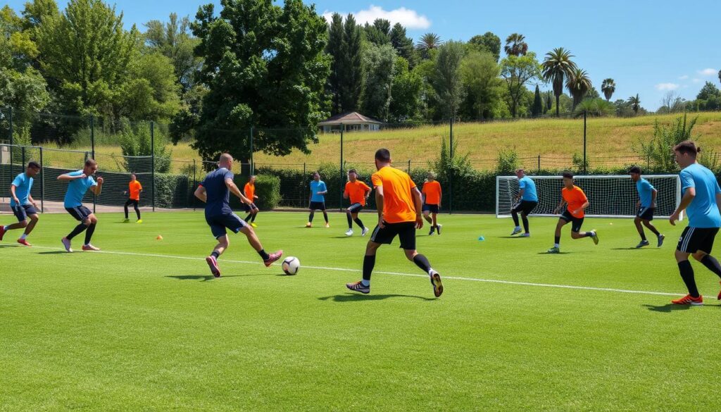 Soccer training