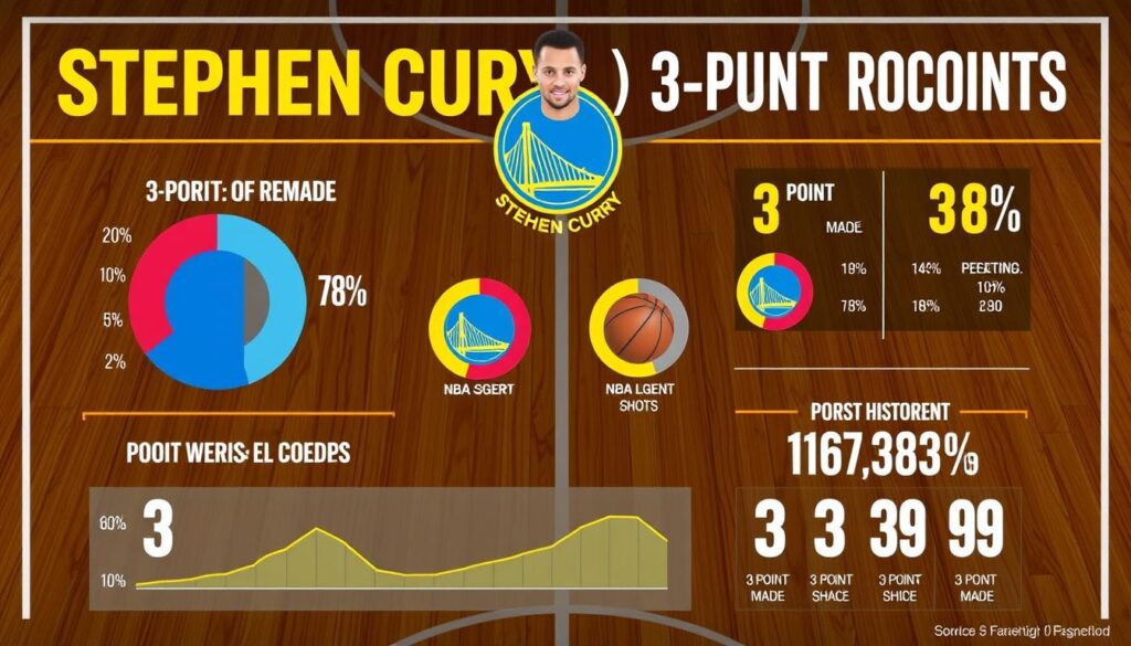 Stephen Curry 3-point records