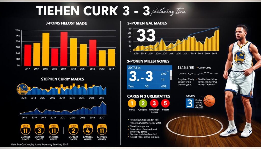 Stephen Curry 3-point records