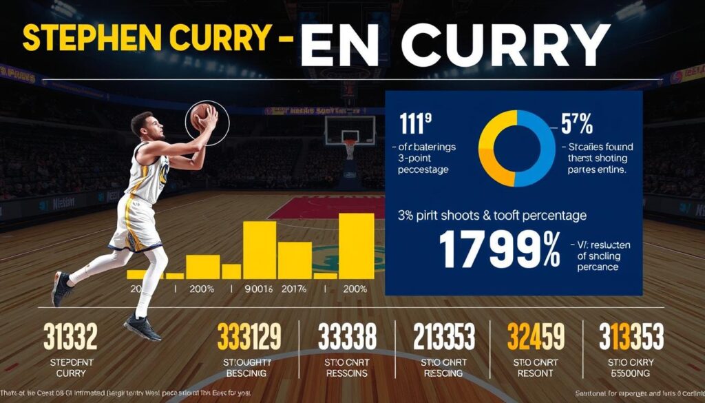 Stephen Curry shooting percentage