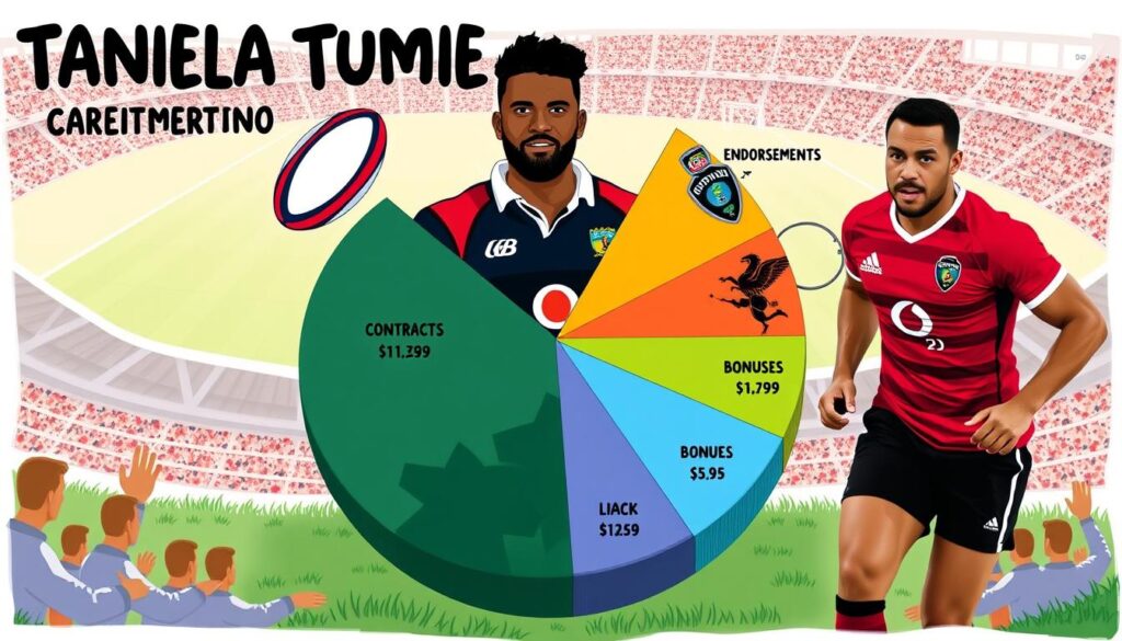 Taniela Tupou salary and earnings
