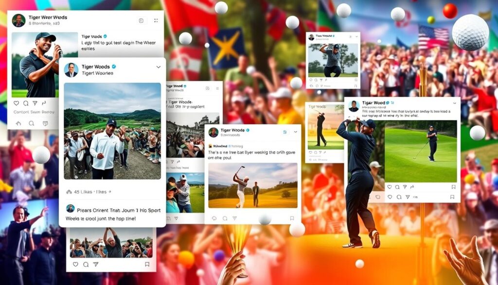Tiger Woods news social media highlights