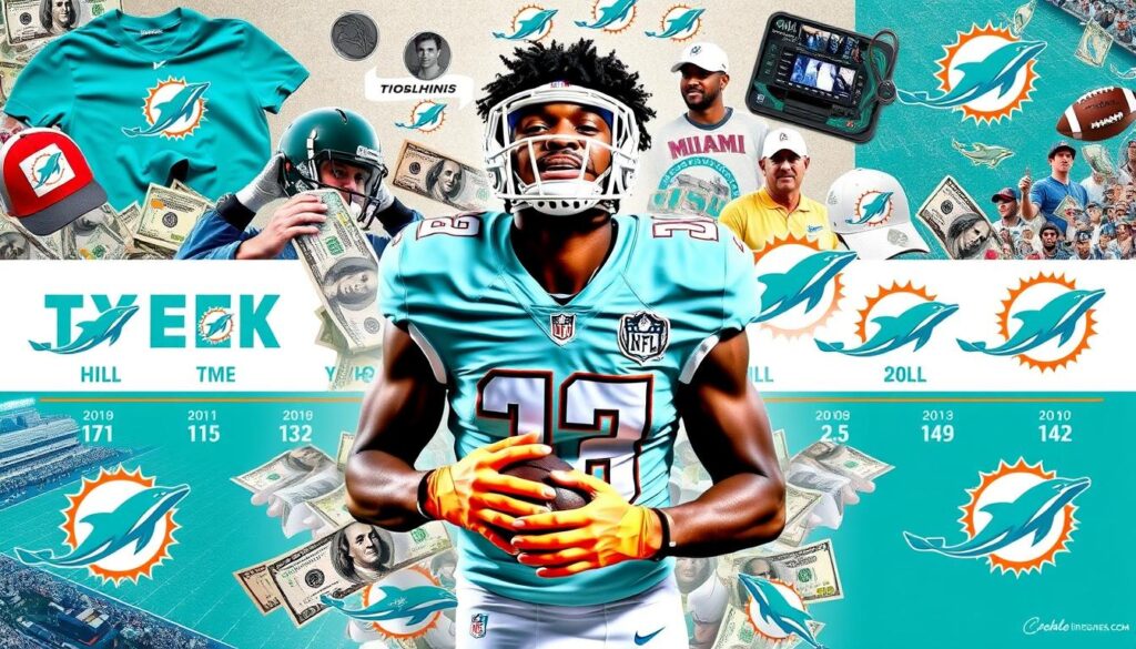 Tyreek Hill contract history