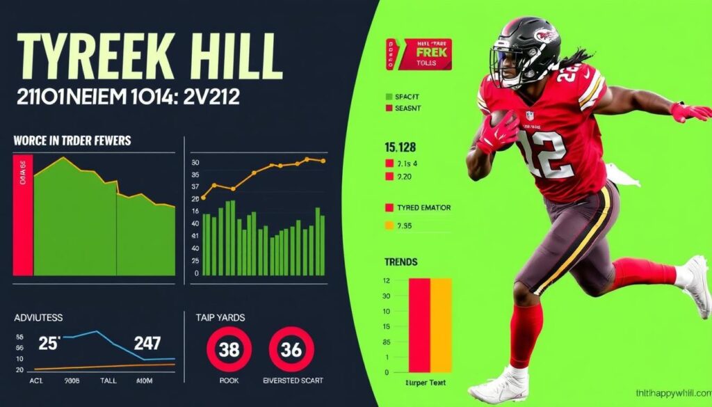 Tyreek Hill performance metrics