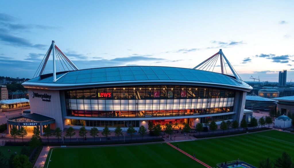 Wembley Stadium architectural design