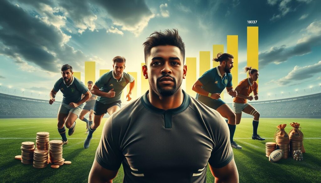 Will Jordan net worth comparison related to rugby players wealth comparison.