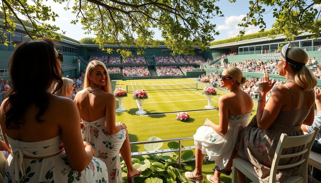 celebrities at Wimbledon