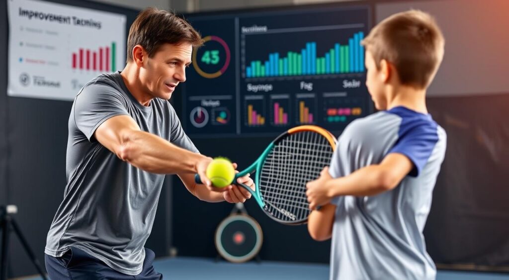 coaching influence on Sinner's backhand return