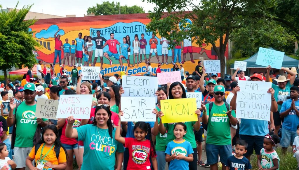 community support for athletes