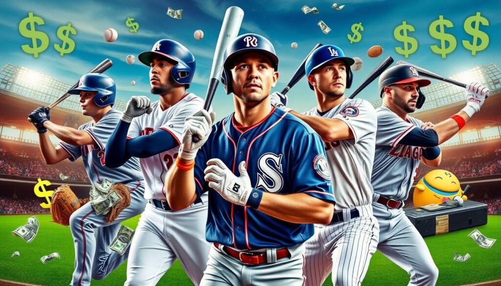 comparison among the highest paid baseball players