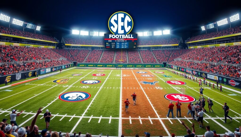 current SEC football standings