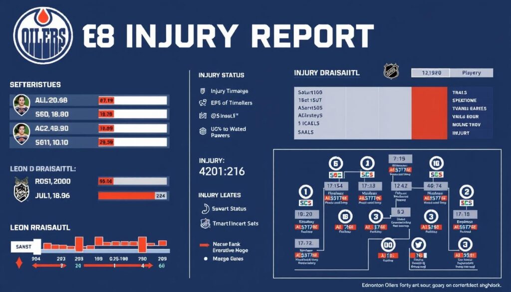 current injury report Edmonton Oilers